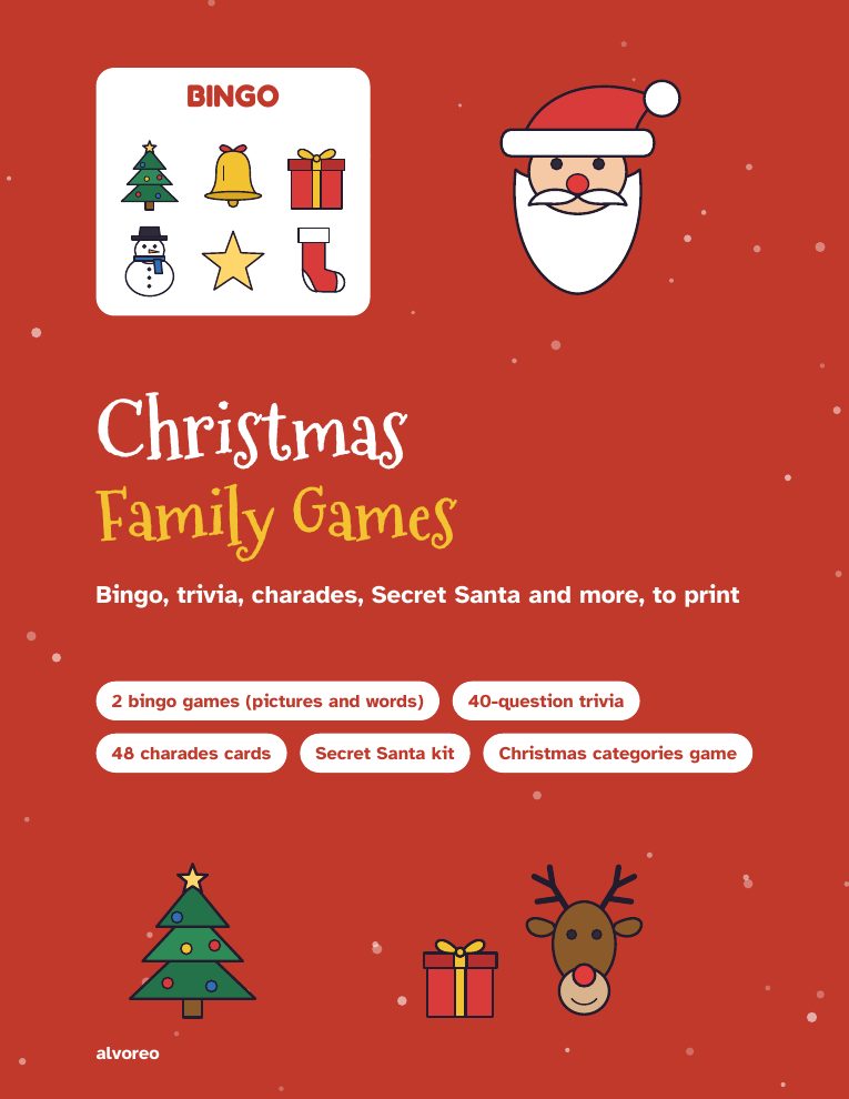 Christmas Family Games: bingo, trivia, charades and Secret Santa