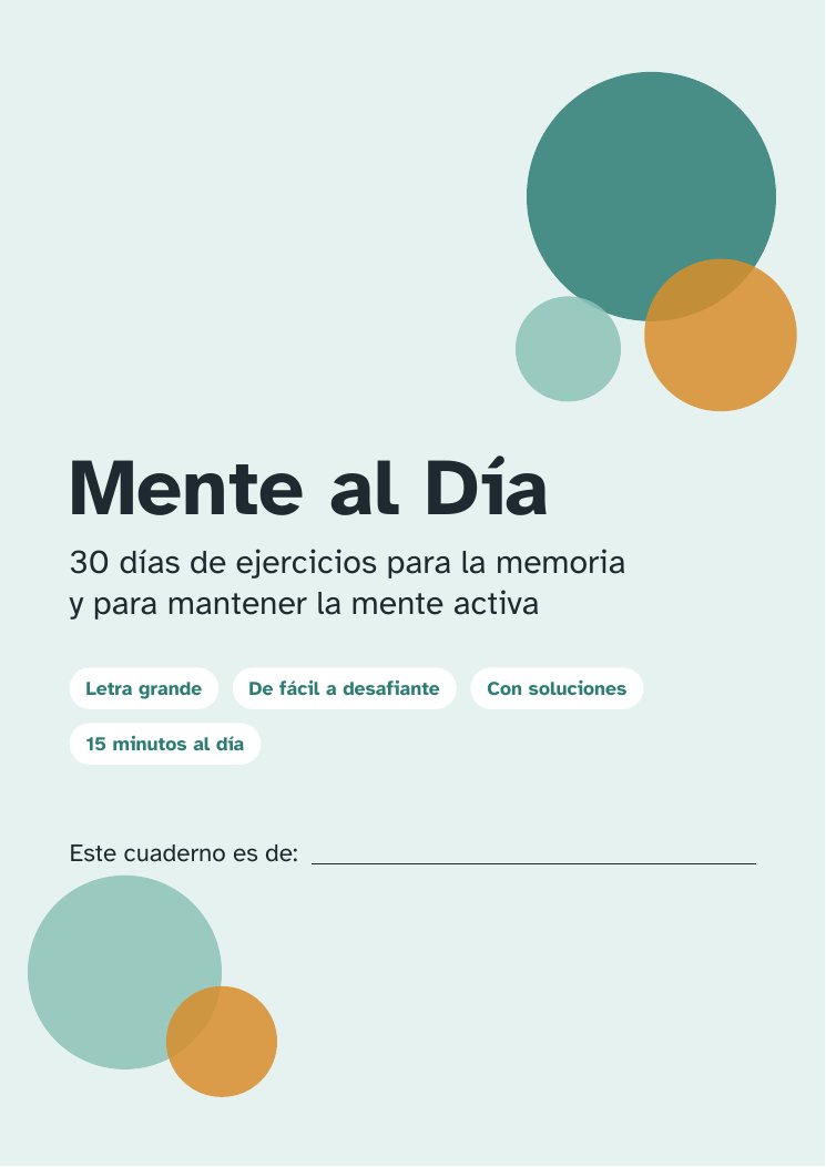 Portada del cuaderno Mente al Día