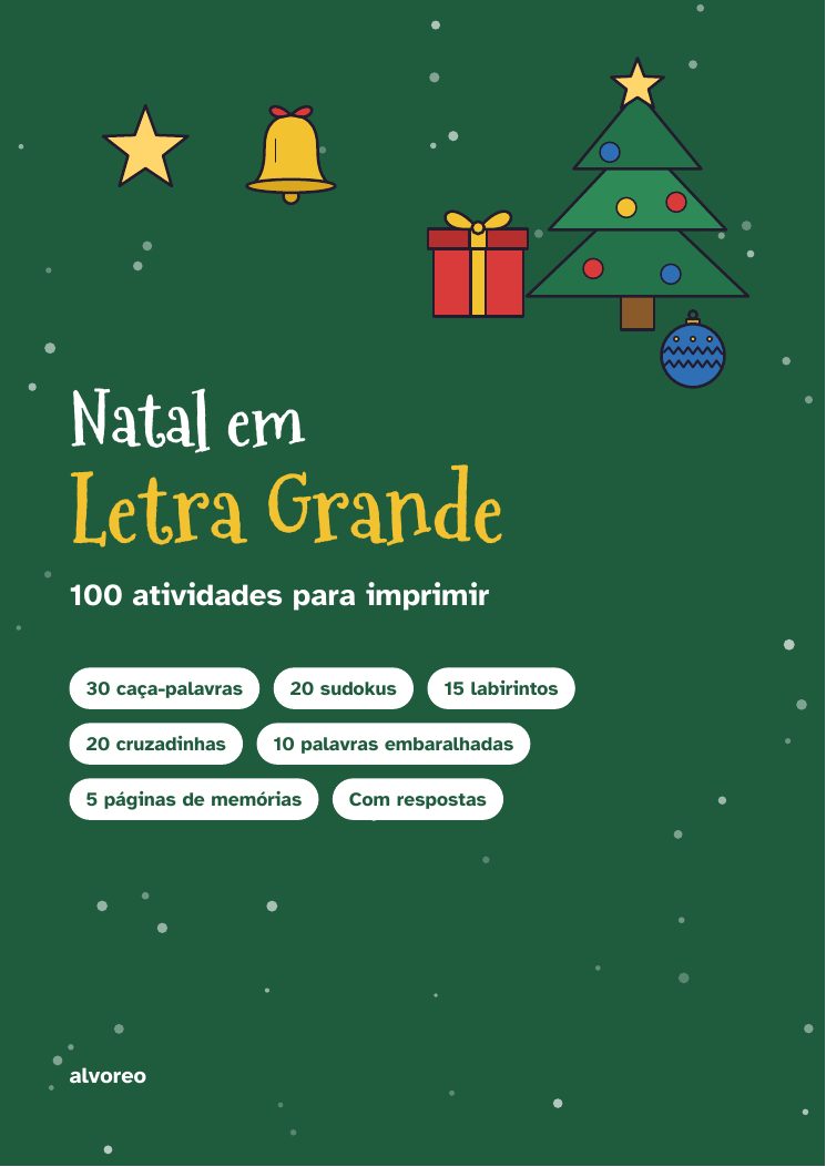 Natal em Letra Grande: 100 atividades para imprimir