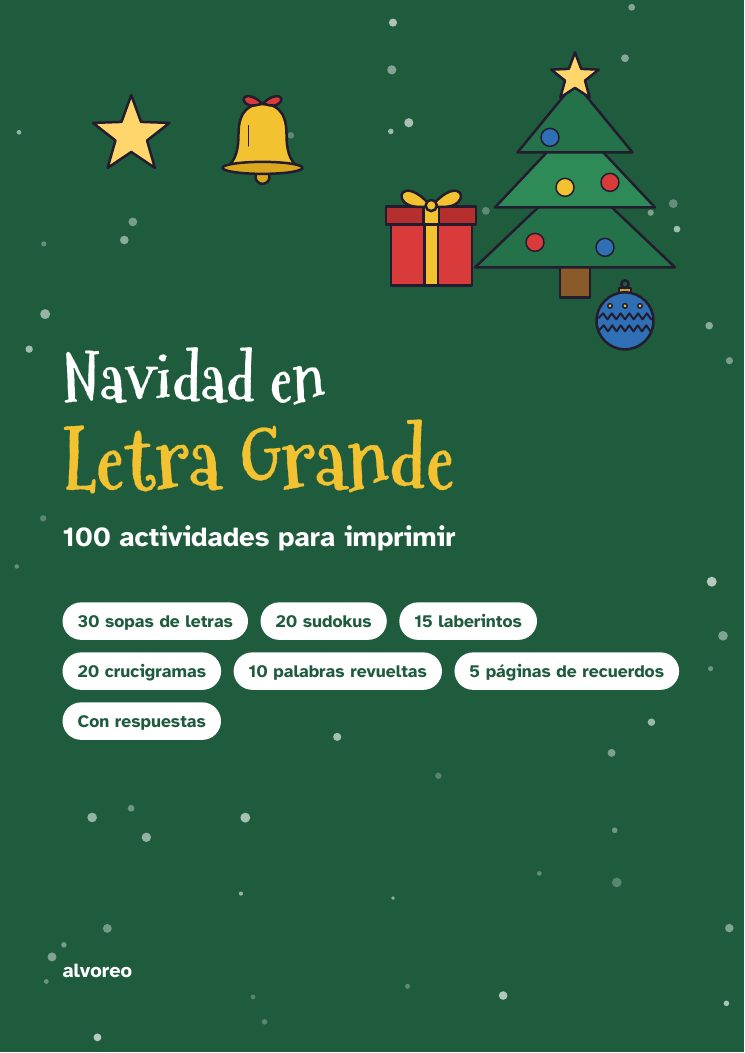 Navidad en Letra Grande: 100 actividades para imprimir